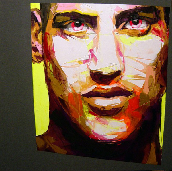 Francoise Nielly Portrait Palette Painting Expression Face076 - Click Image to Close